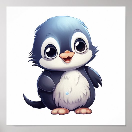 マンガペンギンイラストレーション ポスター (正面)