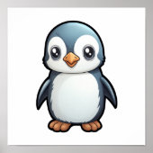 マンガペンギンイラストレーション ポスター (正面)