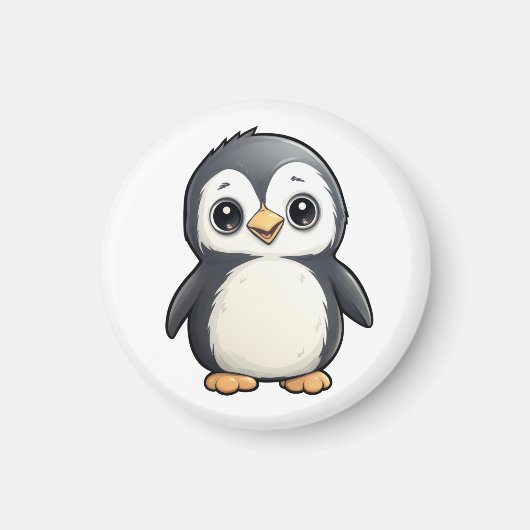 マンガペンギンイラストレーション マグネット (正面)