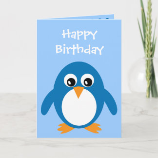 マンガペンギン誕生日カード カード