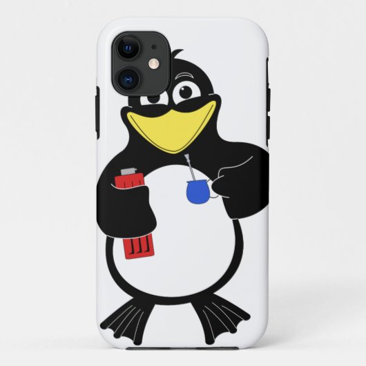 マンガペンギン Case-Mate iPhoneケース (裏面)