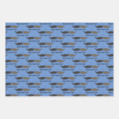 マンガホエールウォッチング海ブルース ラッピングペーパーシート (正面3)