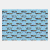 マンガホエールウォッチング海ブルース ラッピングペーパーシート (正面2)