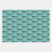 マンガホエールウォッチング海ブルース ラッピングペーパーシート (正面)