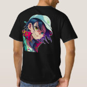 マンガポップ・アートの好きポップ・アートのの漫画 Tシャツ (裏面)