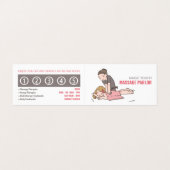 マンガマッサージ、マッサージセラピスト、パーラーロイヤリティ 名刺 (外部フラット)