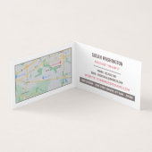 マンガマッサージ、マッサージセラピスト、パーラーロイヤリティ 名刺 (内部)