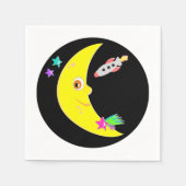 マンガムーンロケット紙ナプキンス スタンダードカクテルナプキン (正面)