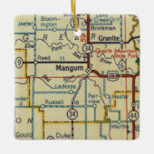 マンガムOKレトロ セラミックオーナメント (正面)