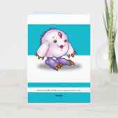 マンガモンスターハッピーバースデー カード (裏面)