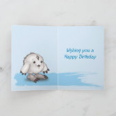 マンガモンスターハッピーバースデー カード (内部)