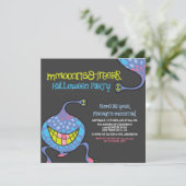 マンガモンスターパープルエイリアンキッドハローウィンパーティ 招待状 (スタンド正面)