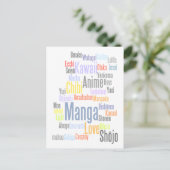 マンガラベル ポストカード (スタンド正面)