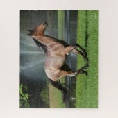 マンガラランニングガの噴水の前 ジグソーパズル (縦)