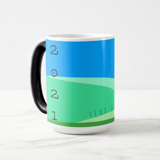 マンガランドスケープ中国のオックスニューイヤー〔占星術の〕十二宮図マグ モーフィングマグカップ (正面左)