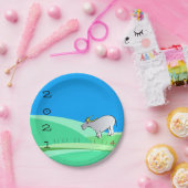 マンガランドスケープ中国のオックス新年〔占星術の〕十二宮図PP ペーパープレート (パーティー)