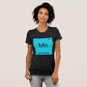 マンガン - メンデレーエフ おもしろ 元素 化学 シンボル Tシャツ (正面フル)