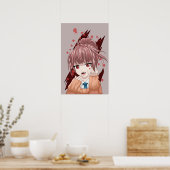 マンガヴァンパイアガール ポスター (キッチン)