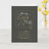 マンガーとスターとのメリークリスマス聖なる書物、 経典 カード (黄色い花)