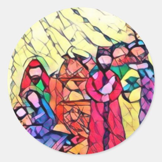 マンガーの三人の賢者 ラウンドシール (正面)