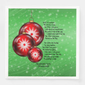 マンガーの遠くにクリスマス・キャロル歌詞 (正面)