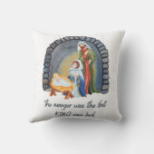 マンガーはファーストキングサイズベッドだ クッション (裏面)