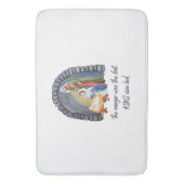 マンガーはファーストキングサイズベッドだ バスマット (正面縦)