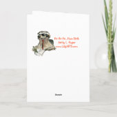 マンガースロッスホリデーグリーティングカード シーズンカード (裏面)