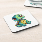 マンガートルームイラストレーション コースター (左側)