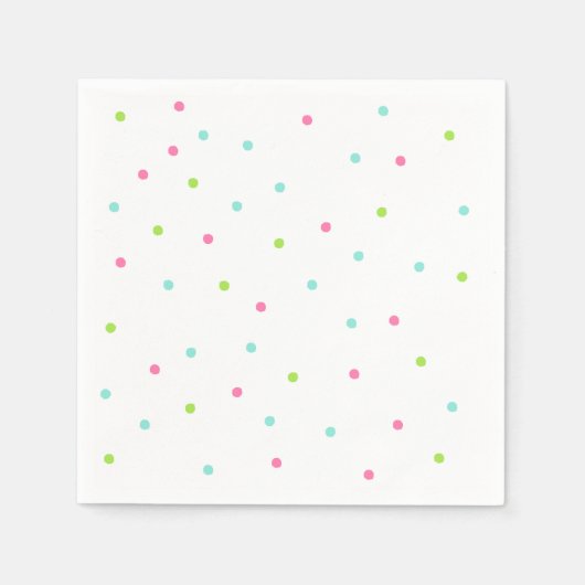 マンガードナッツアートハッピーバースデーアートドーナツデザイン スタンダードカクテルナプキン (正面)