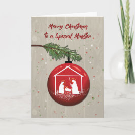 マンガー付きクリスマス装飾大臣 カード