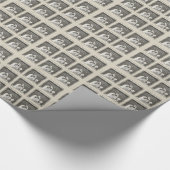 マンガー・メリー・クリスマスのリトル・ボーイ ラッピングペーパー (角)