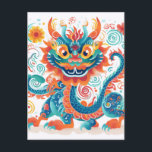 マンガ中国のドラゴン ポストカード<br><div class="desc">魅力的な漫画のドラゴンをフィーチャーした私たちの「神秘的なマジェシー」ウォールアートの魅惑的な魅力にあなたの宇宙を浸中国のしなさい。この詳細鮮やかなアーティス伝統的トと絵を描マンガの美中国の情をシームレスに融合させよくはしゃぐ、想像力を刺激する目を引き付ける作品を作り出す。緻密な精巧さで作られたドラゴンの渦巻きはかりで測、表現豊かな目、ダイナミックなポーズは、古代の知恵と神秘の力の感覚を想起させる。文化的な豊かさと魅力素晴らしの融合で、あなたの装飾を高めお洒落なさい。</div>