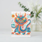 マンガ中国のドラゴン ポストカード (スタンド正面)
