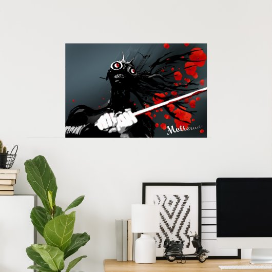 マンガ侍 ポスター (ホームオフィス)