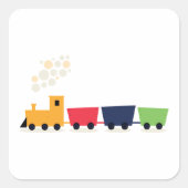 マンガ列車 スクエアシール (正面)