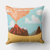 マンガ噴火する火山 クッション (裏面)