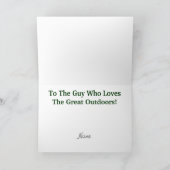 マンガ屋外ハムオペレーター誕生日カード カード (内部)