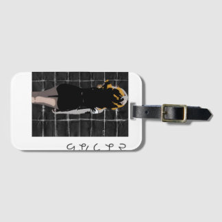 マンガ形のデザインで言葉の別れを告げる日本の ラゲッジタグ