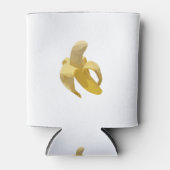 マンガ描ーのバナナを半分に剥いた 缶クーラー (正面)