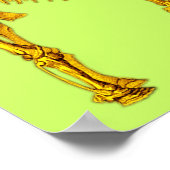 マンガ数々のスの骨格 ポスター (角)