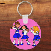 マンガ日本の女子高生 キーホルダー (正面)