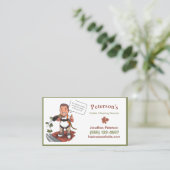 マンガ樋クリーニングサービスガイ 名刺 (スタンド正面)