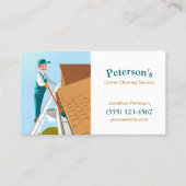 マンガ樋クリーニングサービスガイ 名刺 (正面)