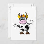 マンガ牛 ポストカード (正面/裏面)