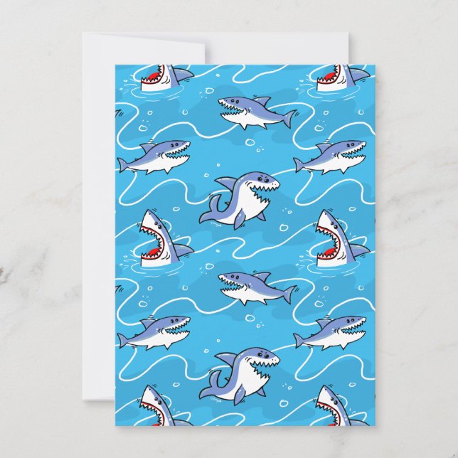 マンガ素晴らしーの白ザメ (正面)