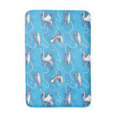 マンガ素晴らしーの白ザメ バスマット (正面縦)