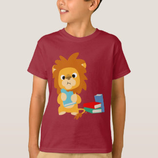 マンガ考えーのライオン子供用Tシャツ Tシャツ