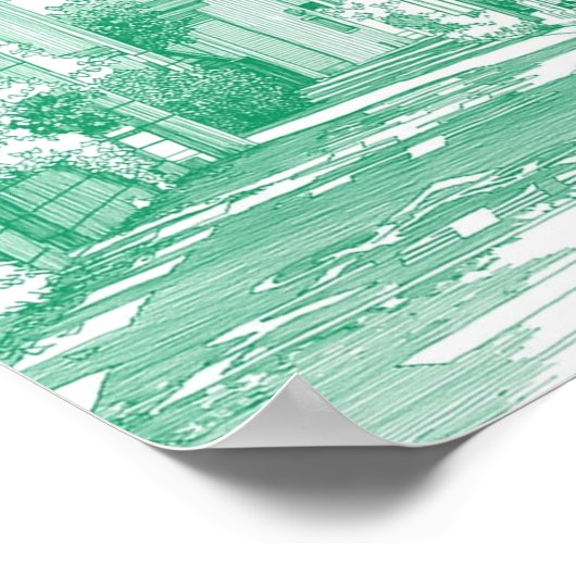 マンガ背景01 ポスター (角)