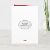 マンガ誕生日ガールとヘッドフォン カード (裏面)